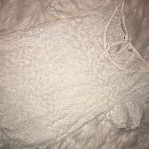 White Lace Tee